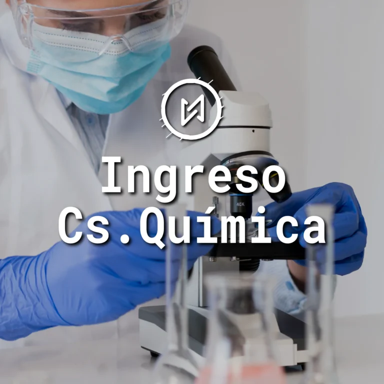 INGRESO CS. QUÍMICA
