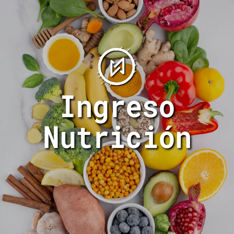 INGRESO NUTRICIÓN