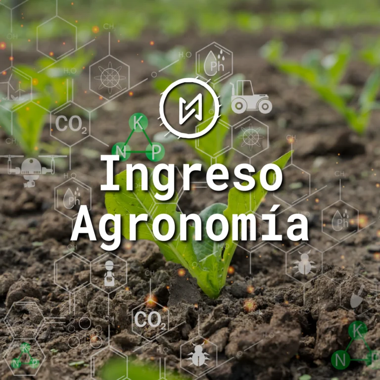 INGRESO AGRONOMÍA